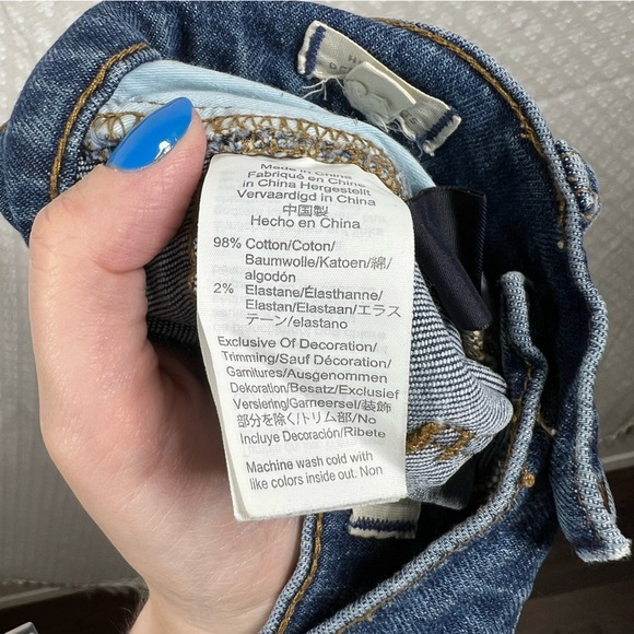 Madewell Dark Wash High Rise Denim Shorts - Picture 6 of 6